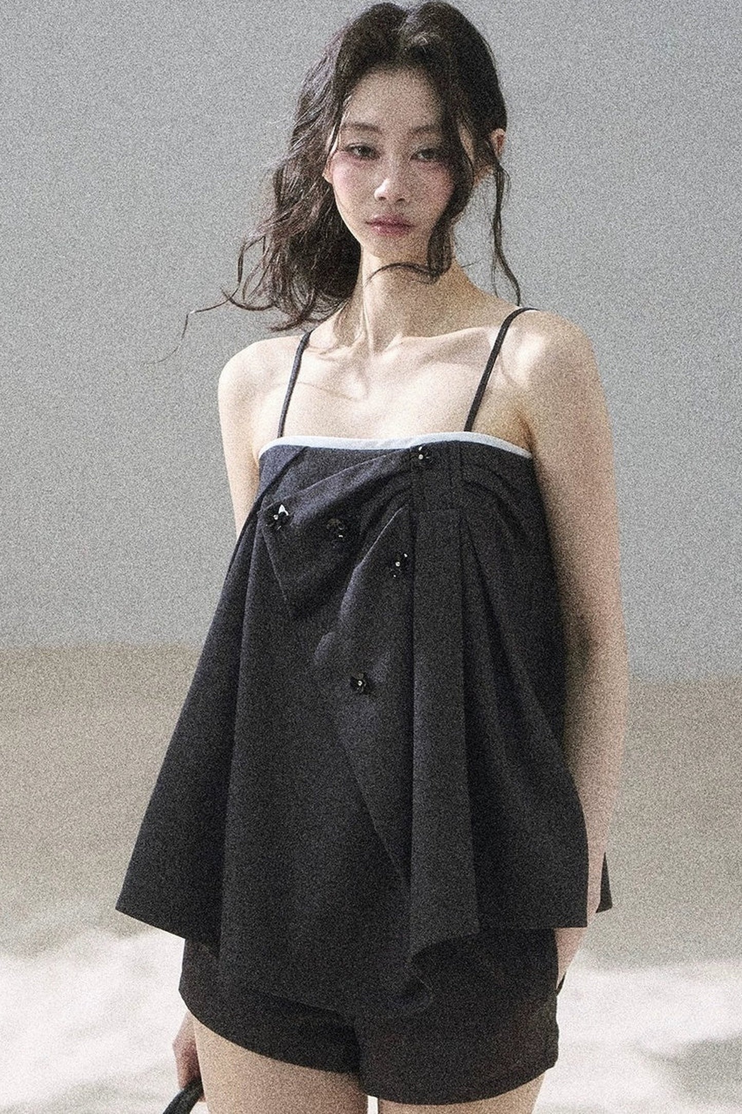 Flowing Light Camisole Top and Shorts Set-Up