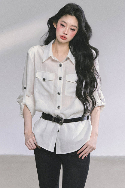 Polo Collar Shirt