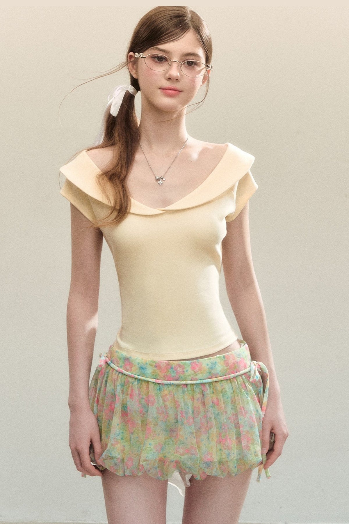 Doll Collar T-Shirt