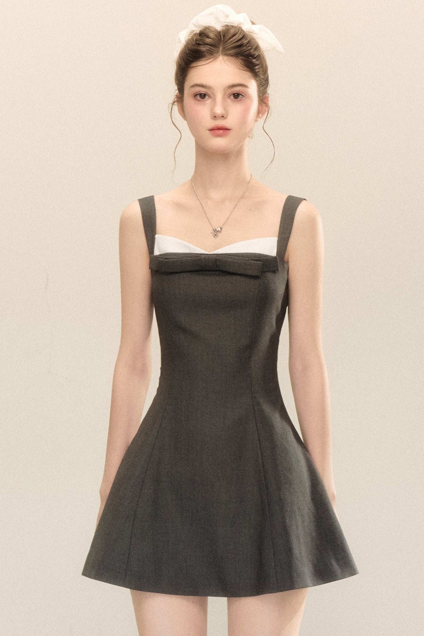 Bow-Knot Suspender Dress