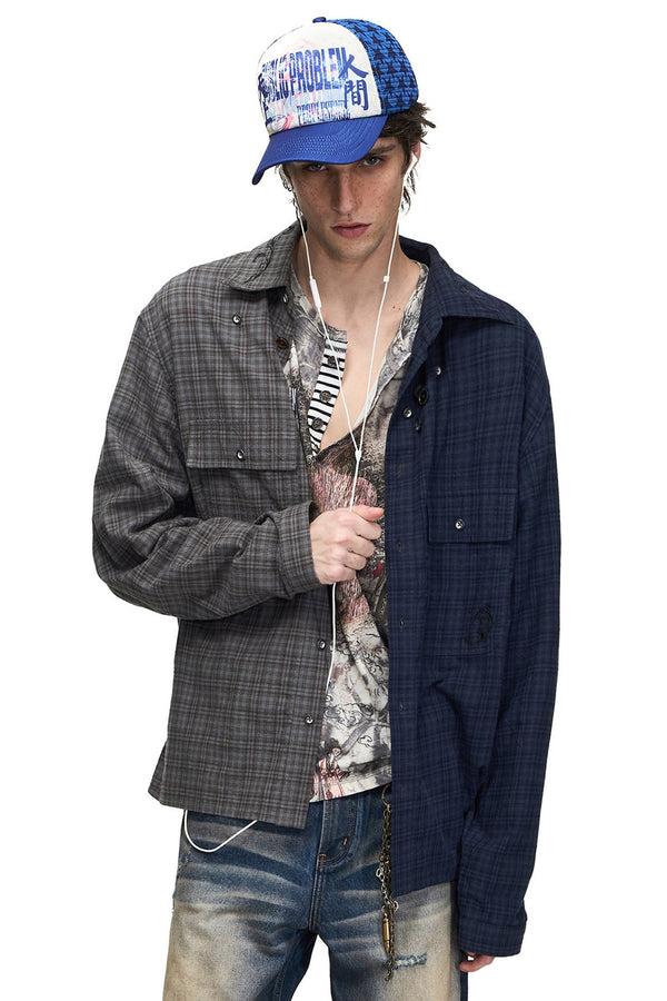 Long Sleeve Plaid Shirt
