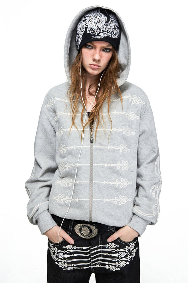 Vintage Napoleon Hooded Zipper Jacket