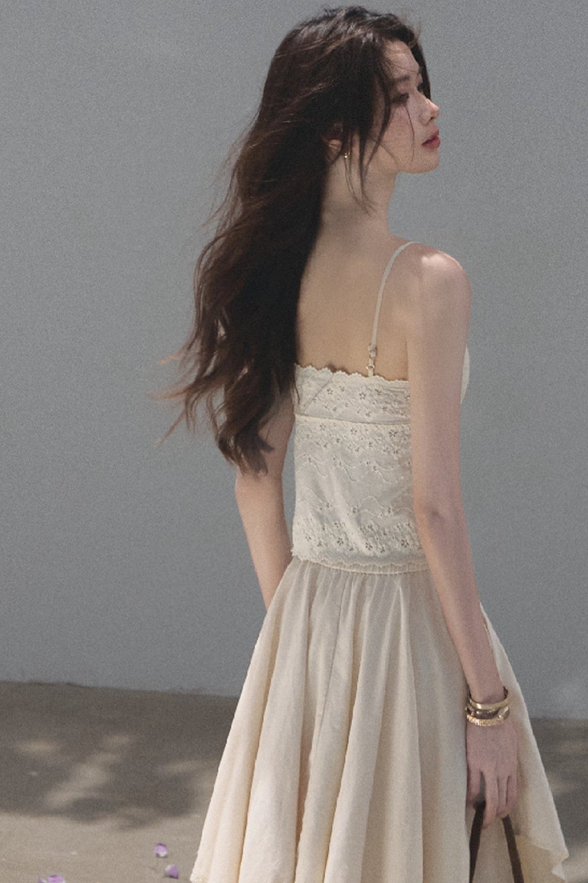 Lace Trim V-Neck Spaghetti Strap Camisole