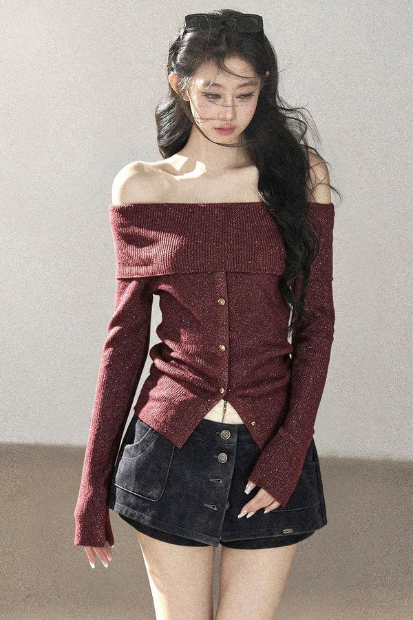 Autumn Waist-Cinching Spicy Girl Top