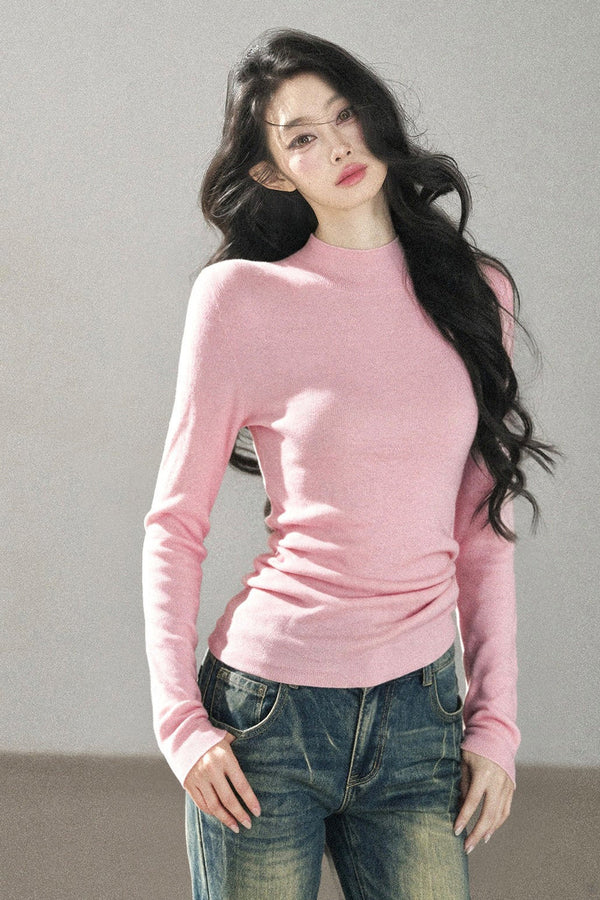 Conjunto de chaqueta y top de capa base de punto