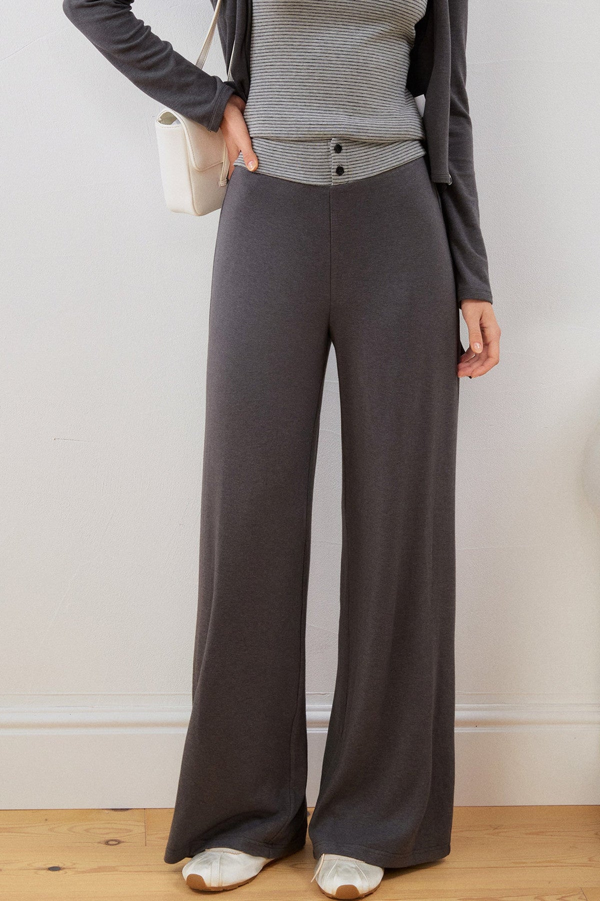 Lace Tie-Up Top and Pants Set-Up