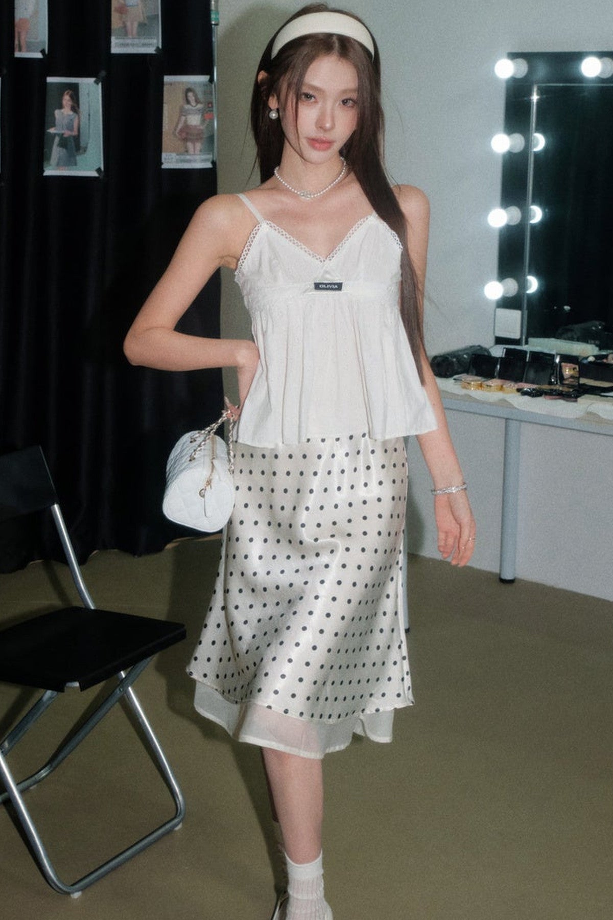 Brown Napoleon Button Skirt, Jacket and Top Set