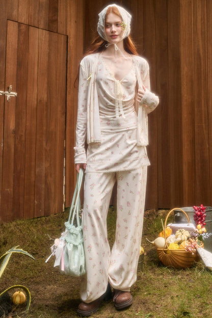 Liberty Print Top and Pants Set-Up