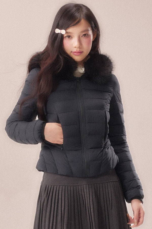Fur Collar Short Down Jacket