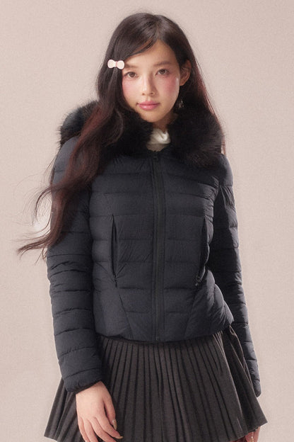 Fur Collar Short Down Jacket
