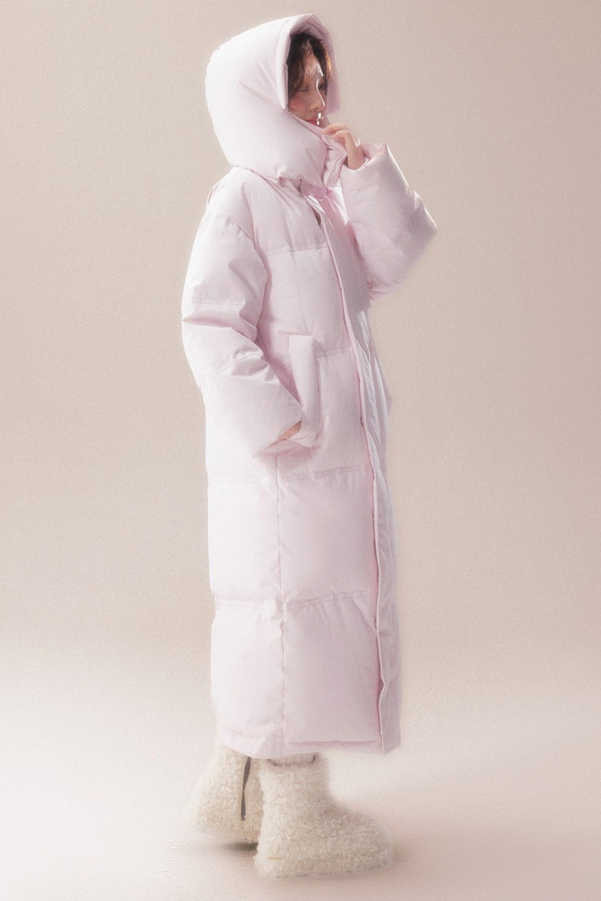 Long 90 White Goose Down Coat