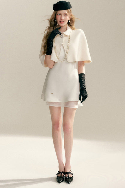 Off-White Sleeveless Cape