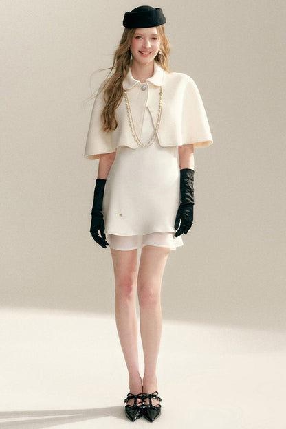 Off-White Sleeveless Cape