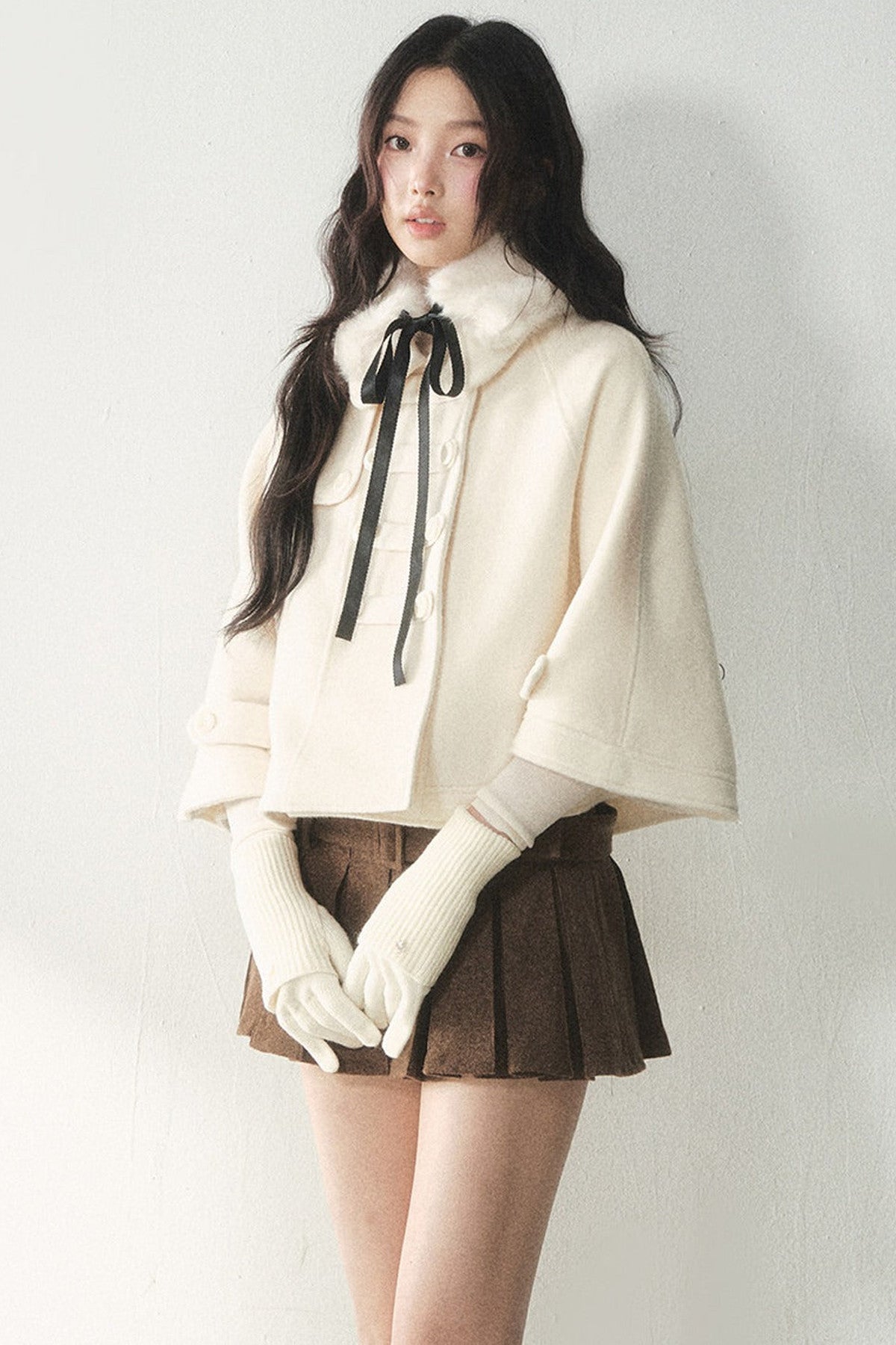 Wool Napoleon Cape