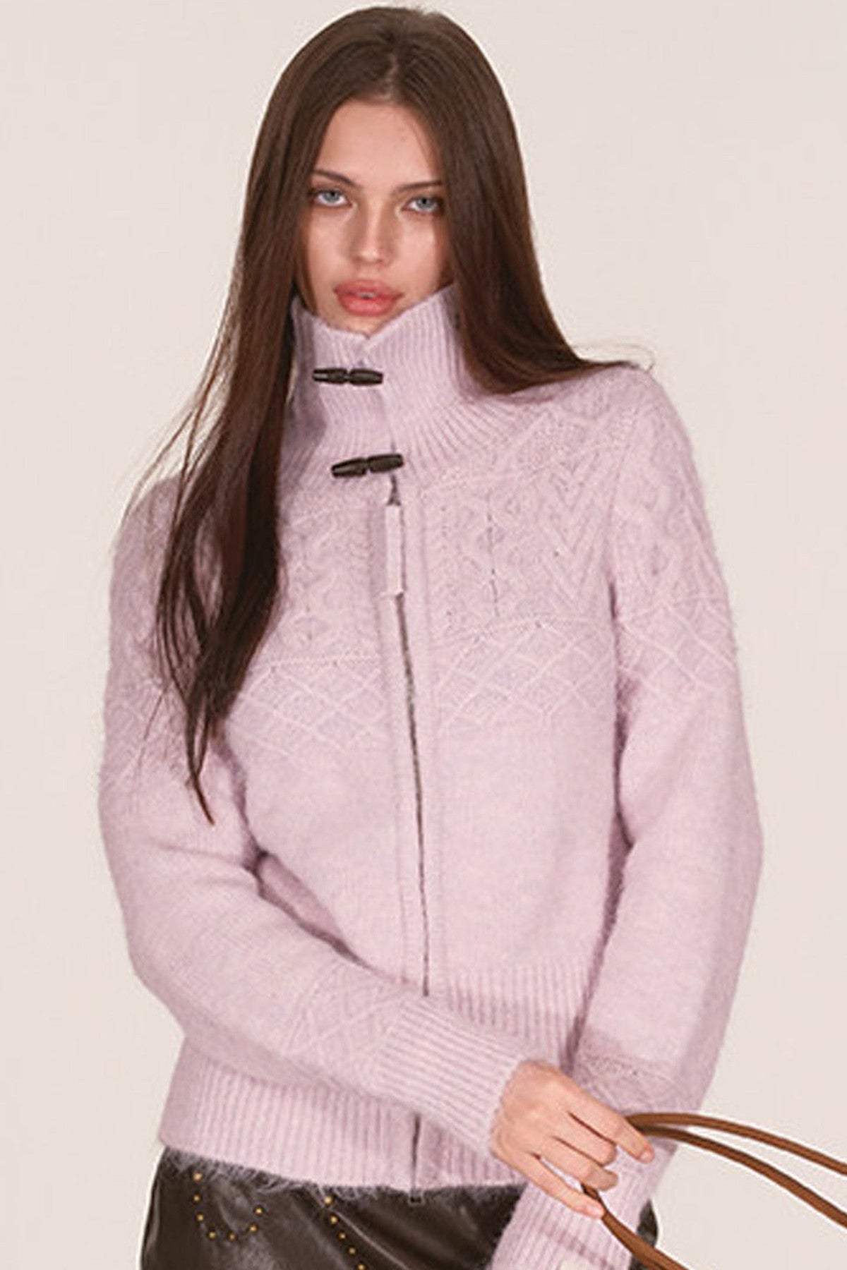 Wool Blend Toggle Cardigan