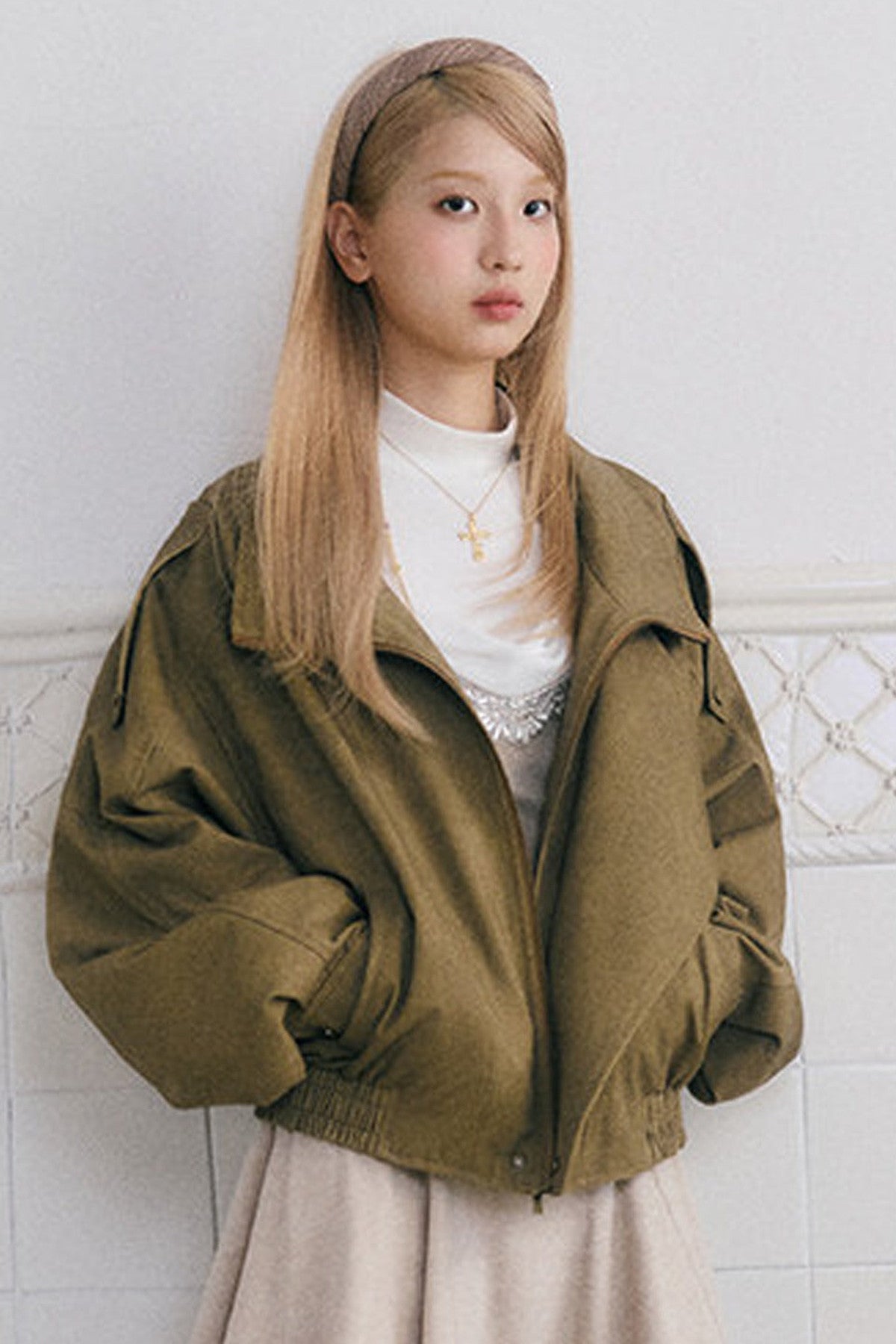 Distressed Loose Workwear Jacket