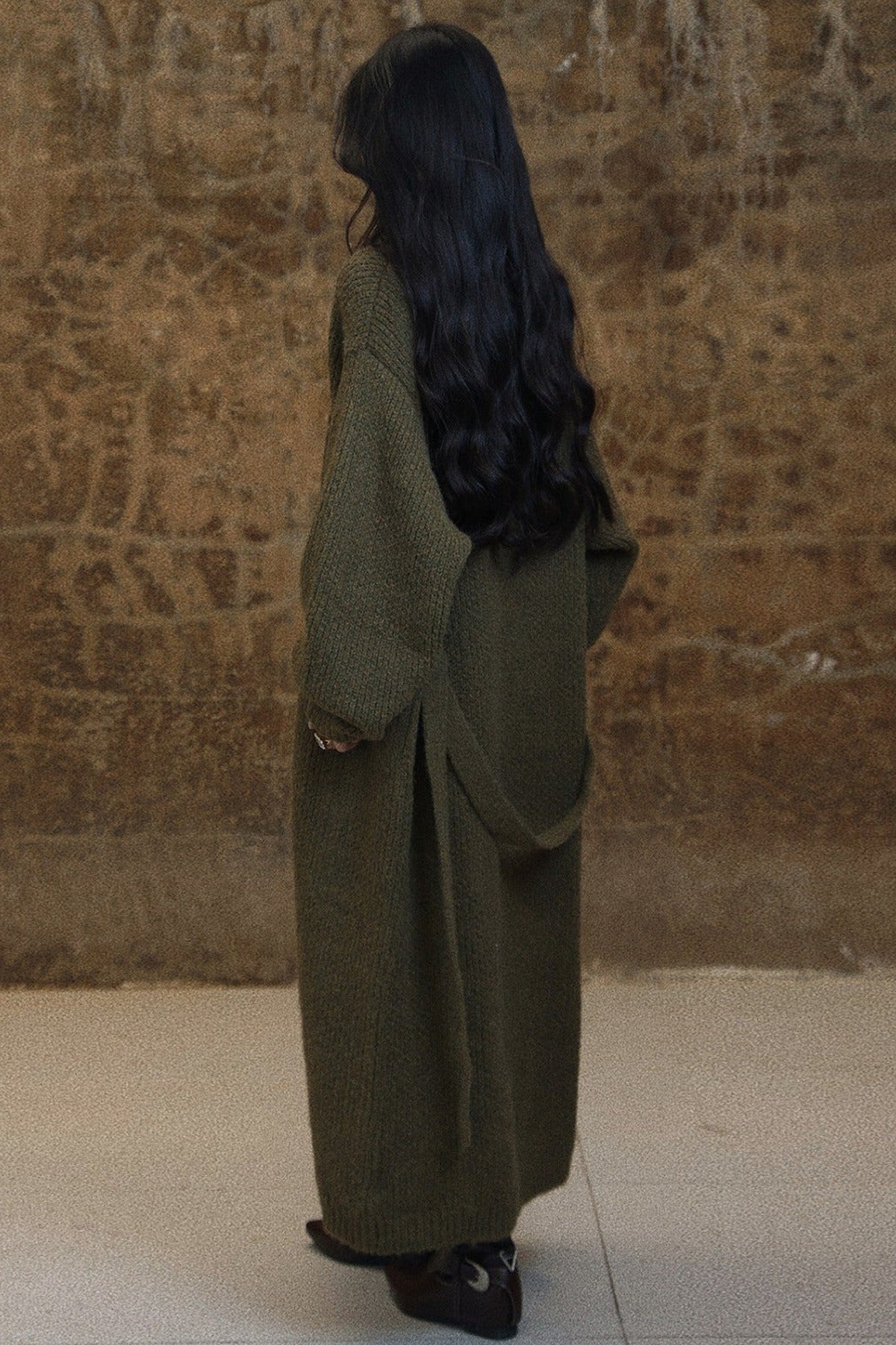 Knitted Long Cardigan
