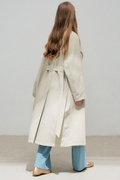Warm Gray Classic Silhouette Jacket
