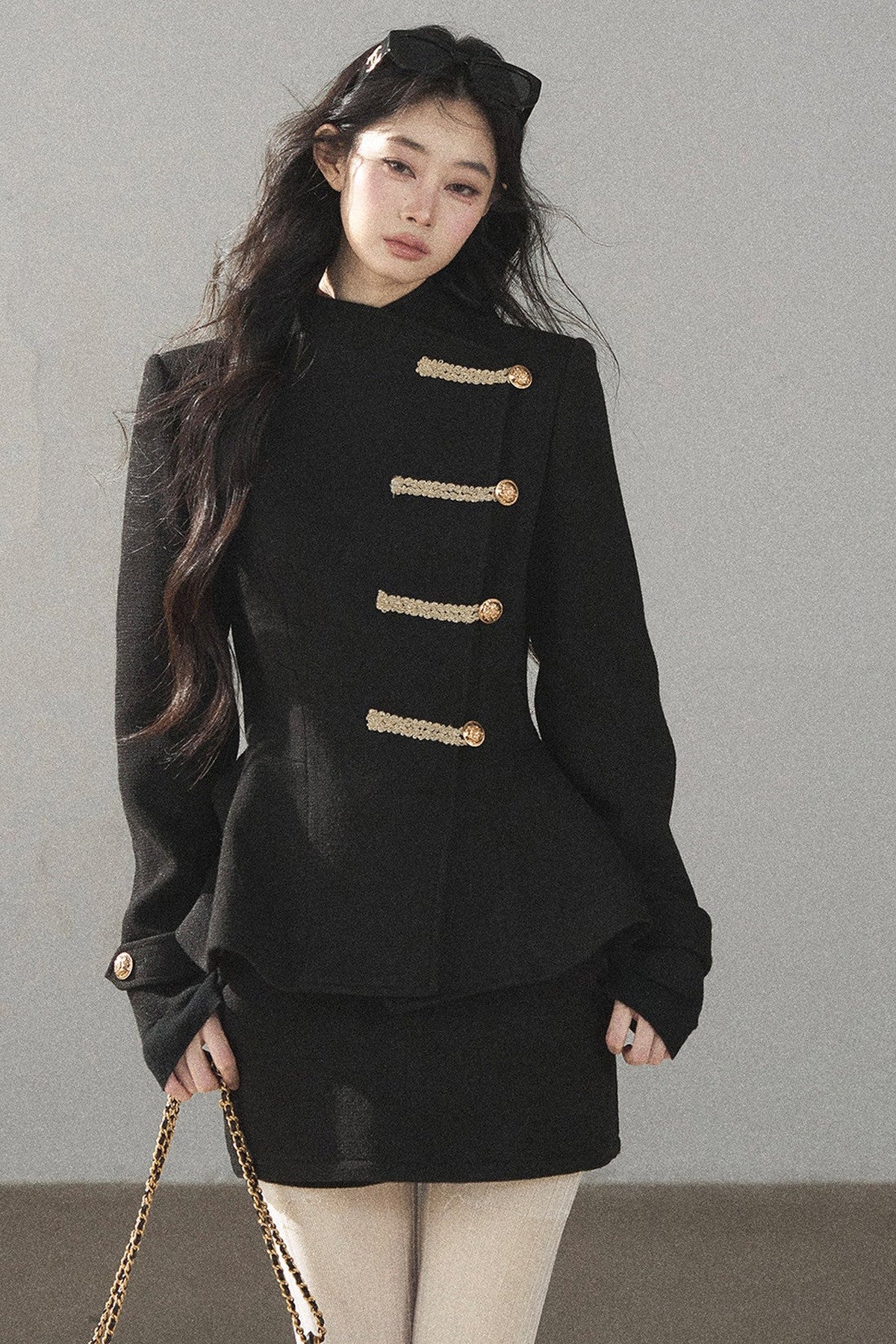 Tweed Jacket and Skirt Set-Up