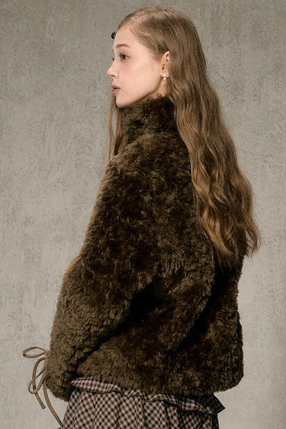 Reversible Suede Lamb Wool Jacket