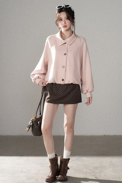 Short Two-Way Floral Jacket