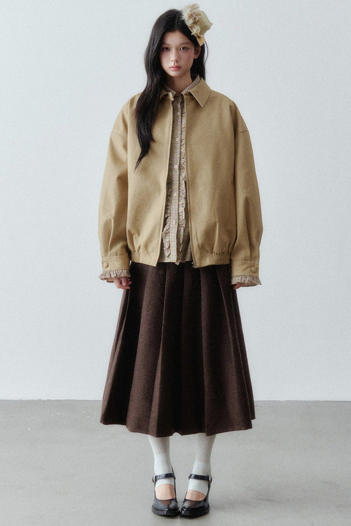 Retro Layered-Look Jacket