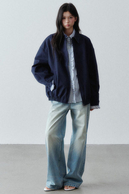 Retro Layered-Look Jacket