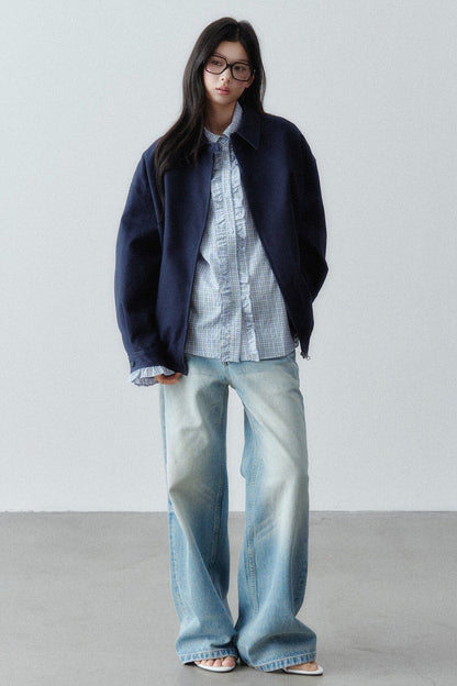 Retro Layered-Look Jacket
