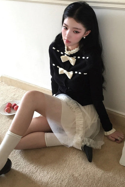 Ballet Style High-Waisted A-Line Tulle Skirt