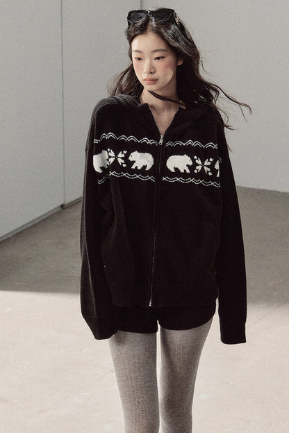 Hooded Jacket and Shorts Set-Up