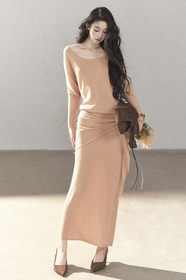Under The Sunset Linen Mermaid Dress And Skirt Set