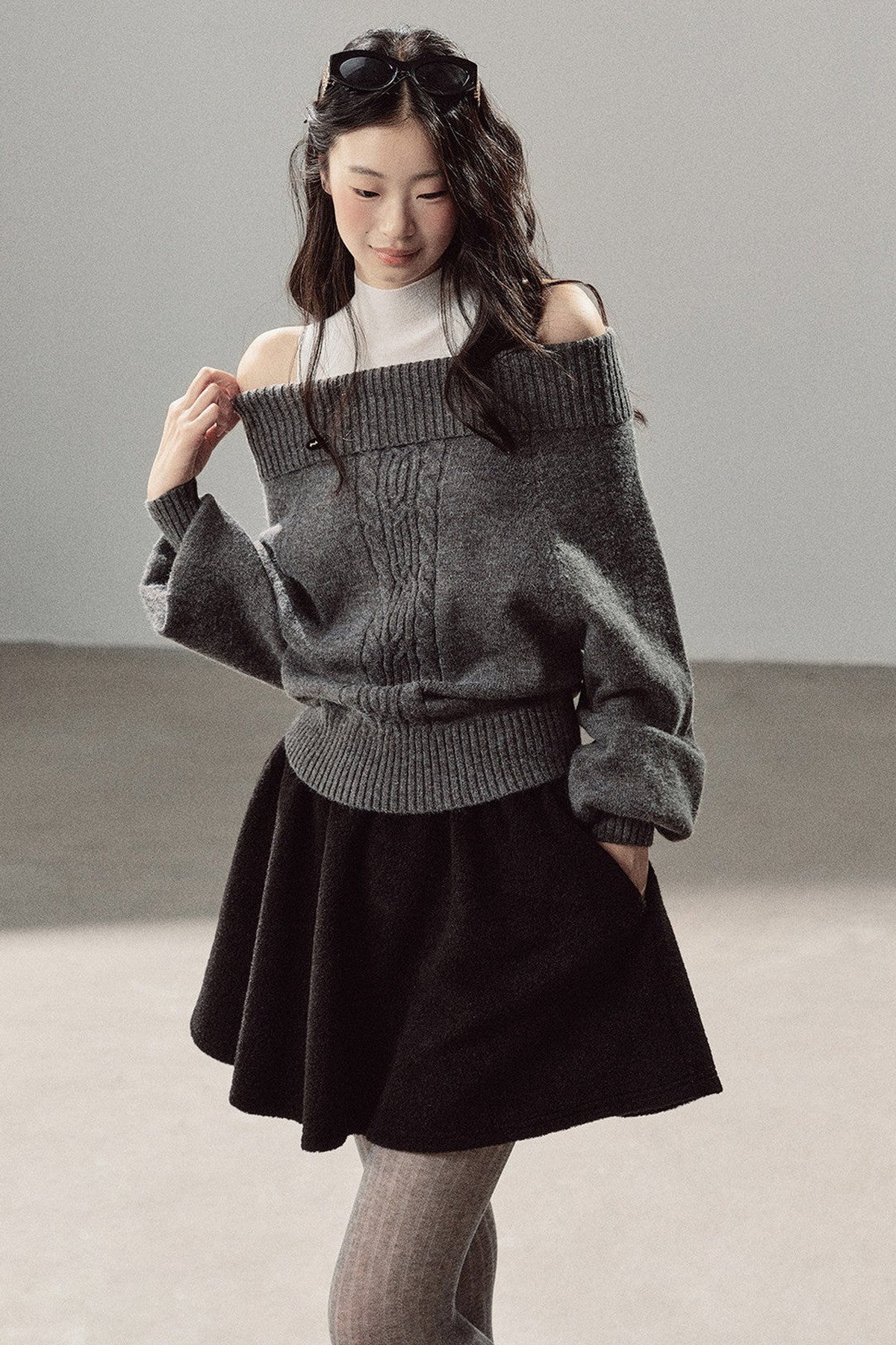 Twist Sweater Winter Two-Piece Set