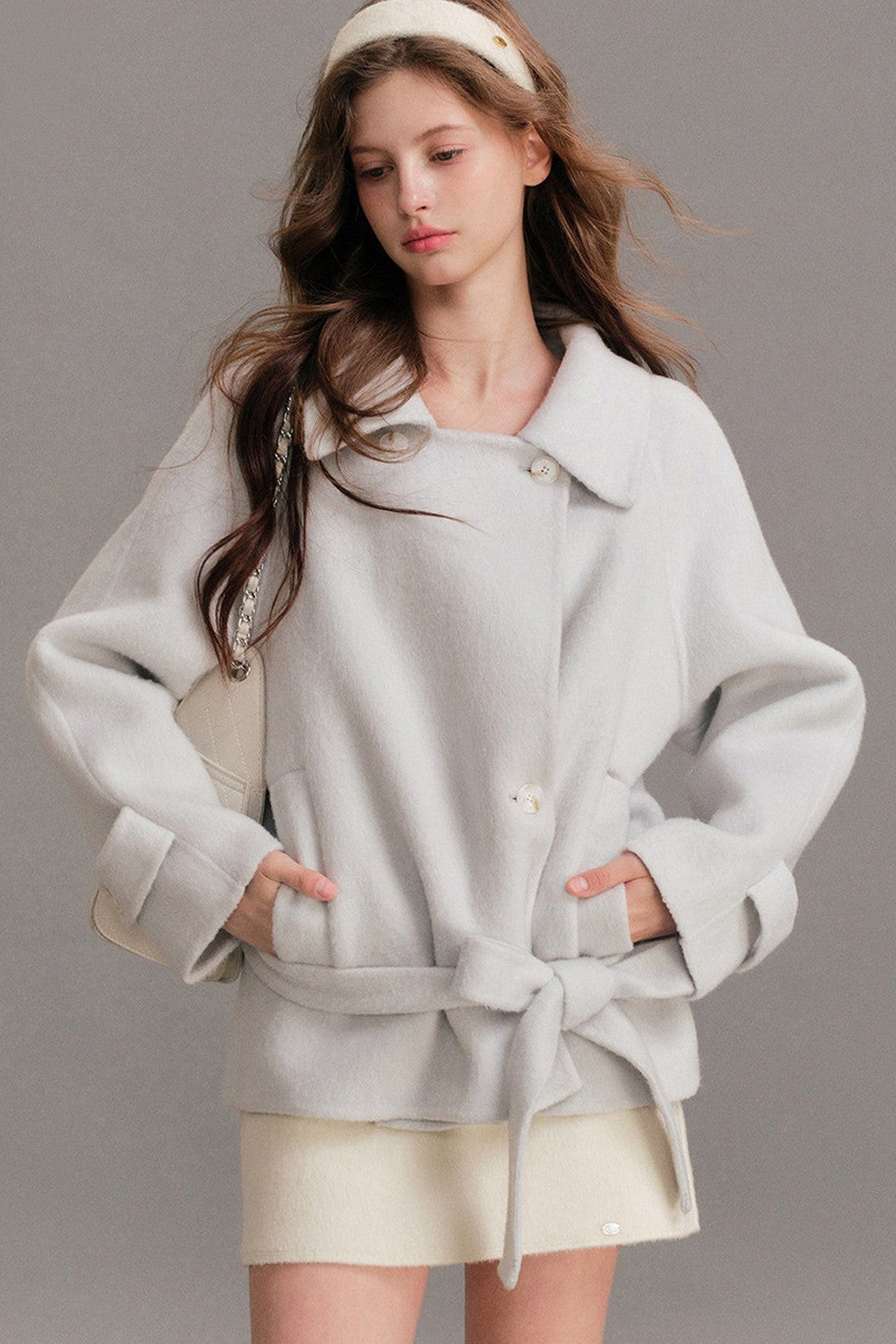 Oversized Double-Faced Wool Coat