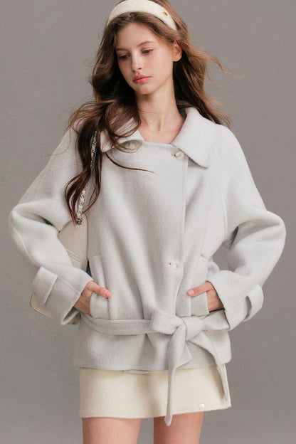 Oversized Double-Faced Wool Coat
