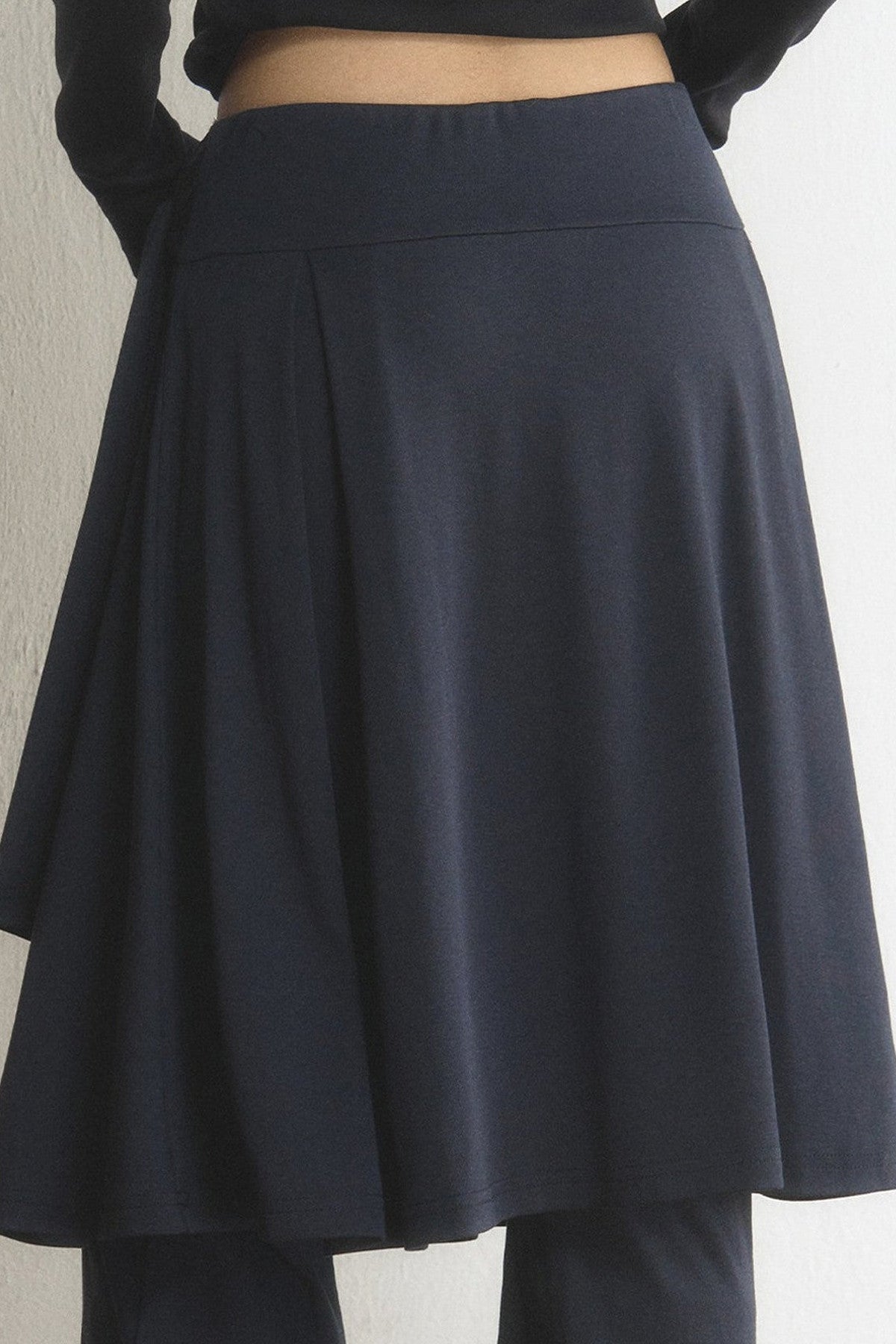 Layered Tie-Wide Leg Pants