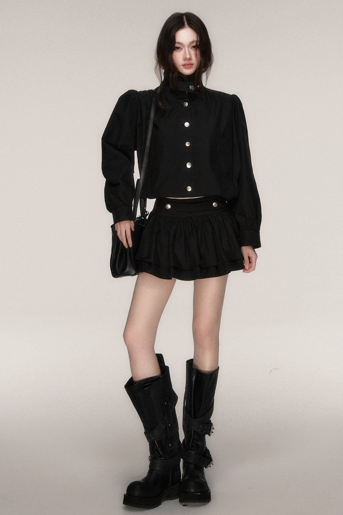 French Napoleon Style Short Jacket and Skirt Set-Up