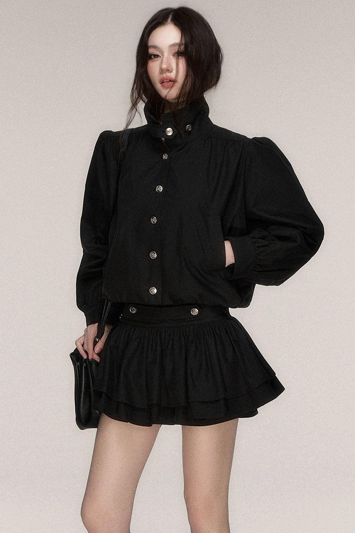 French Napoleon Style Short Jacket and Skirt Set-Up