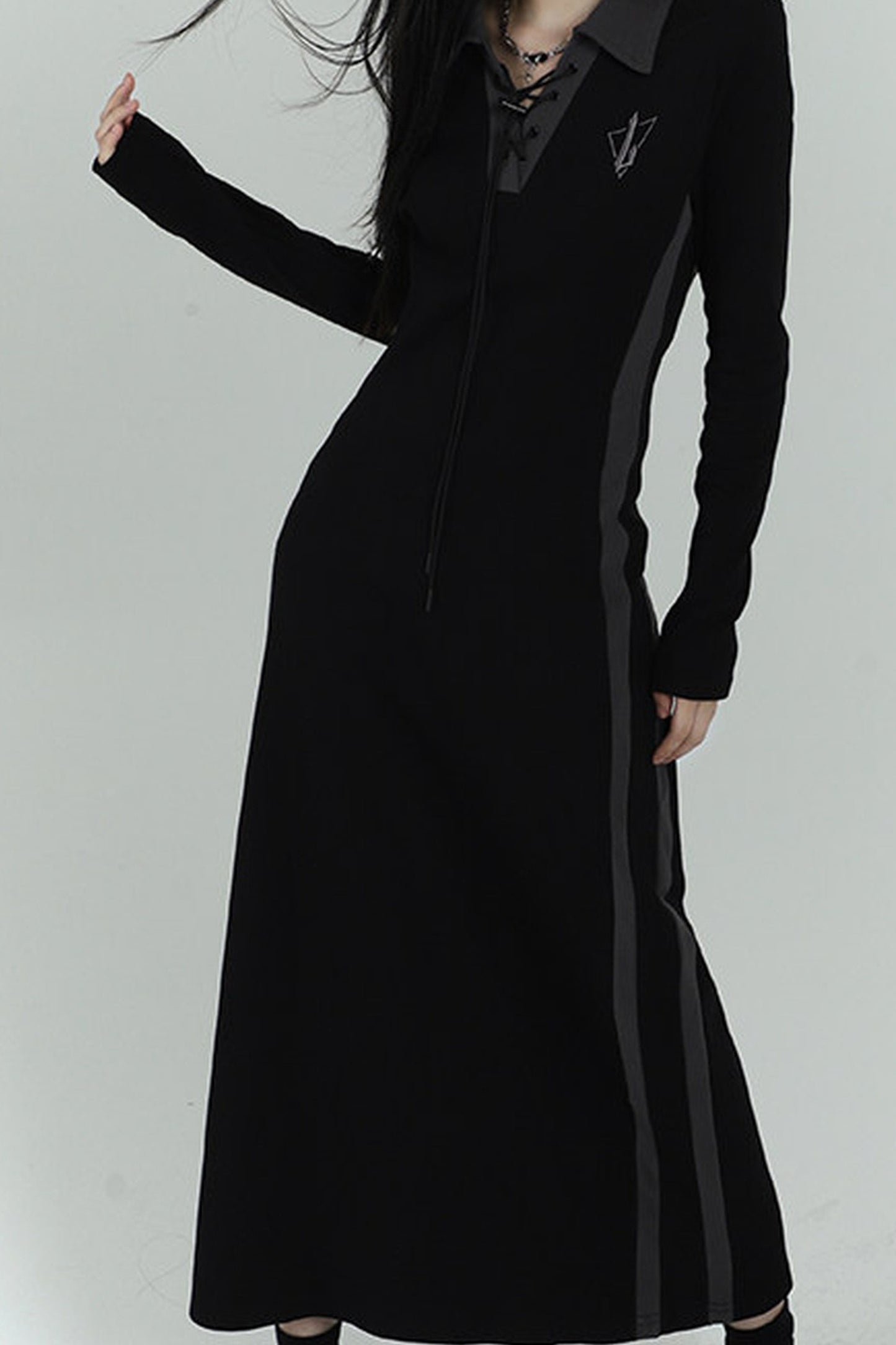 Elegant Long Black Dress