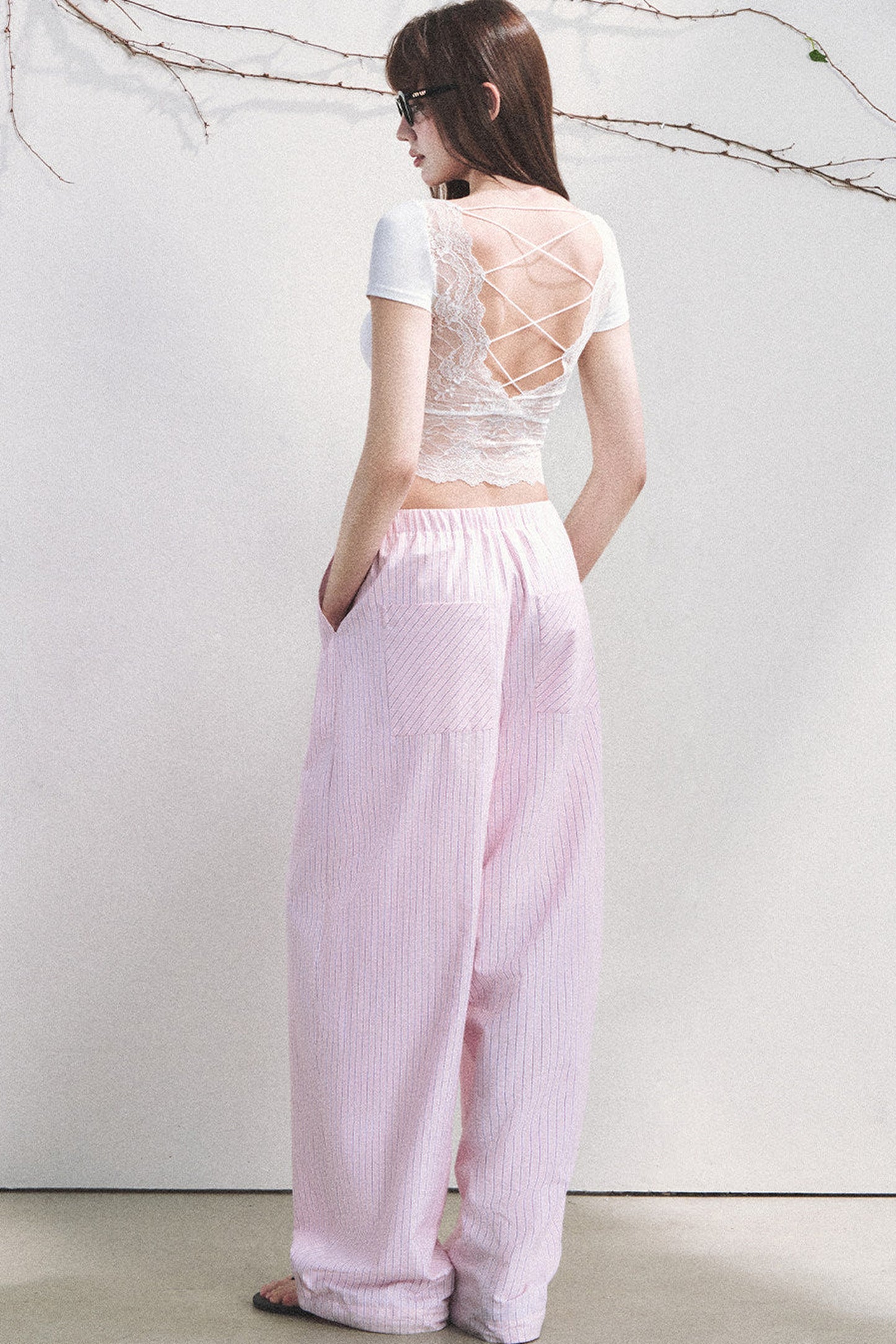 Pure Desire Lace Backless Top