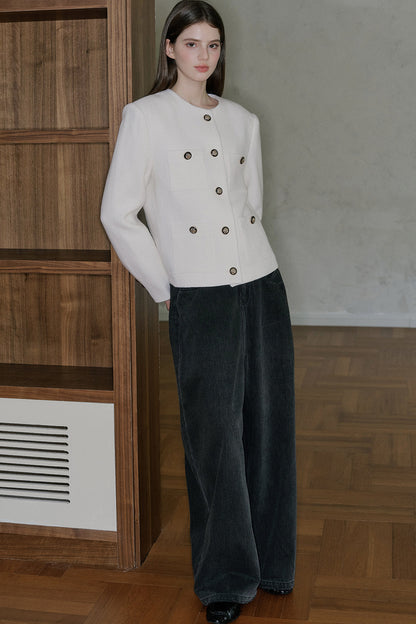 Pantaloni in denim a vita bassa