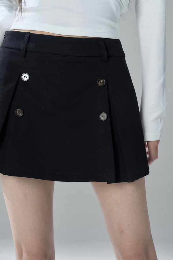Double Breasted Jacket and Short Skirt Set-Up