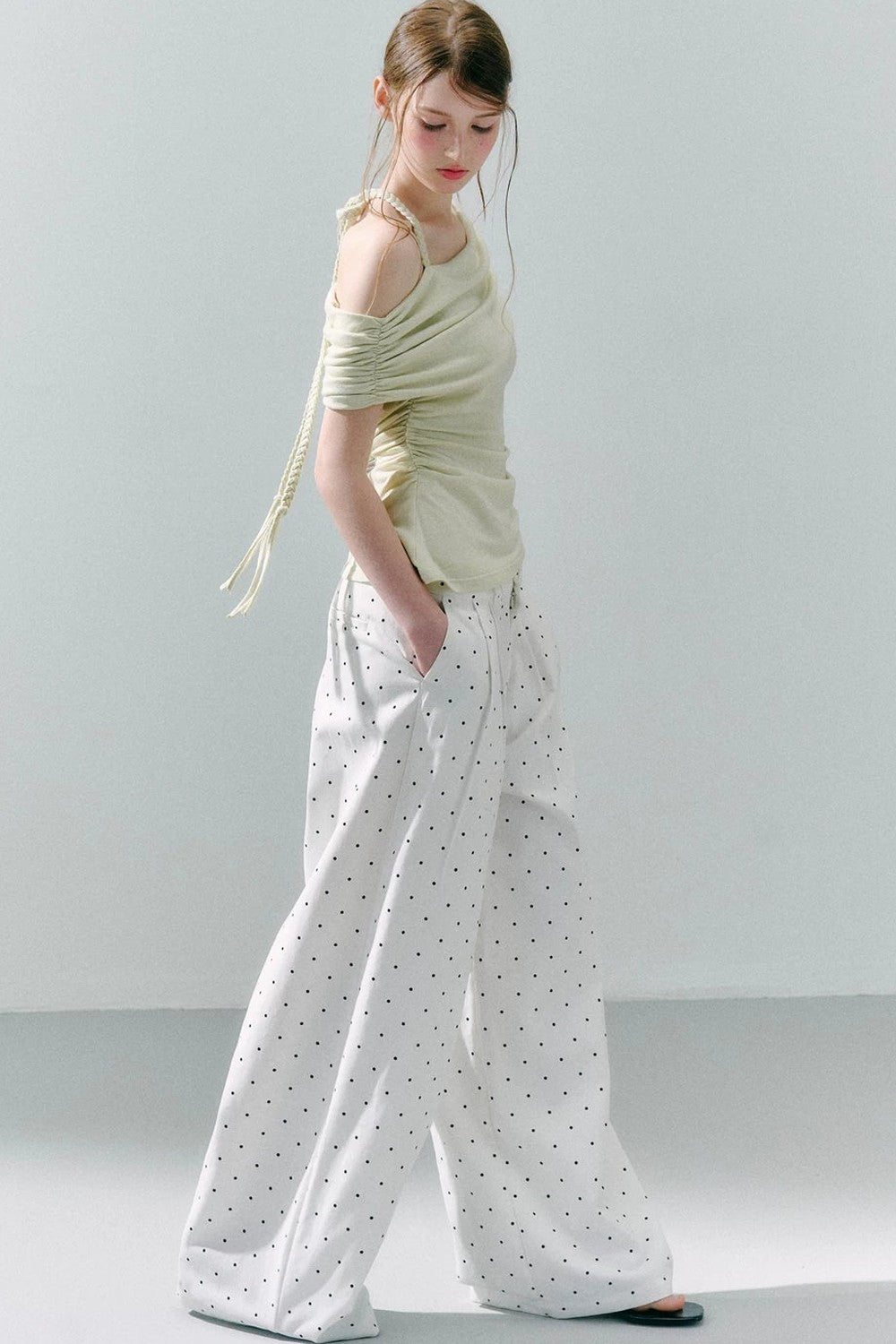 Cotton Polka Dot Pants