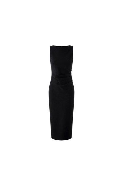 Sleeveless Waist-Cinching Long Dress