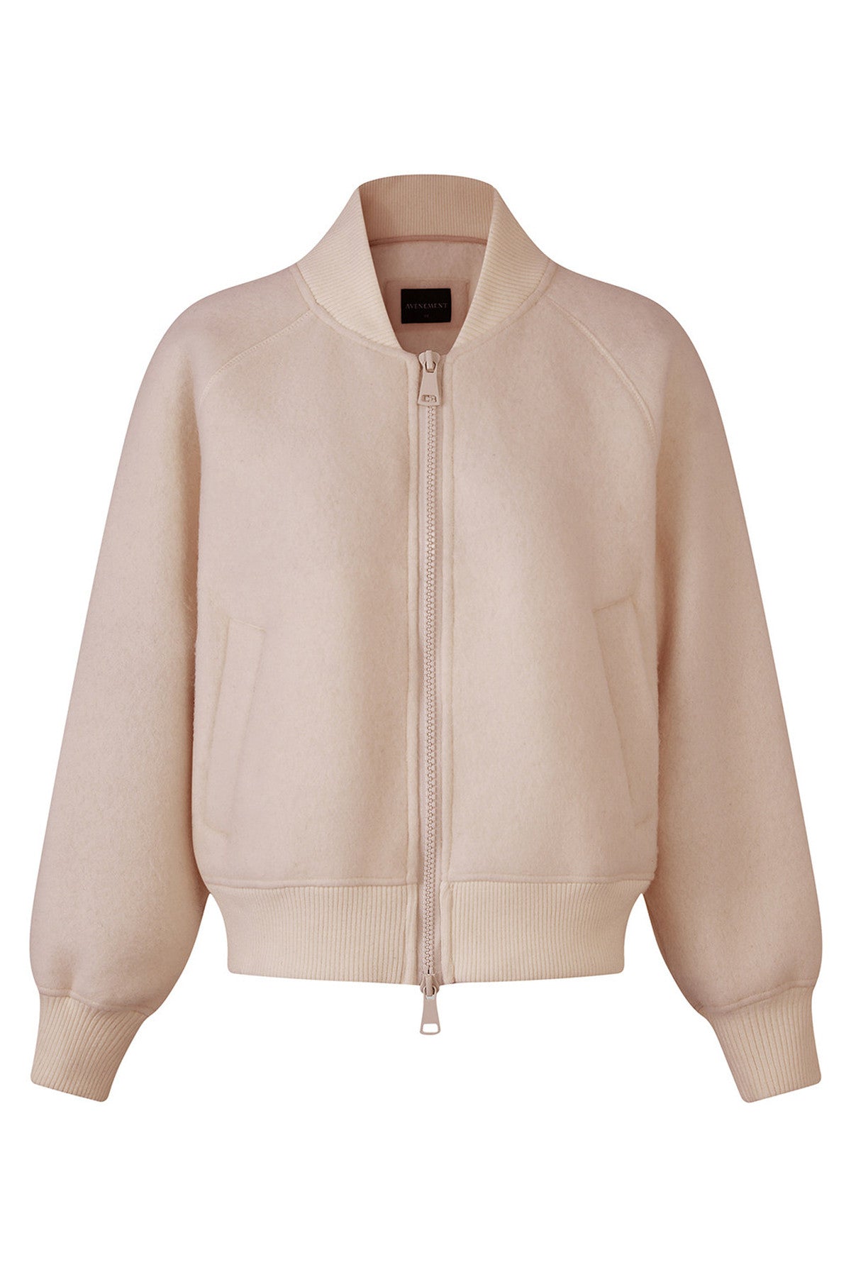 Loose Wool Blend Stand Collar Jacket