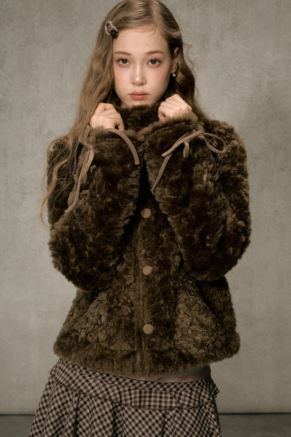 Reversible Suede Lamb Wool Jacket