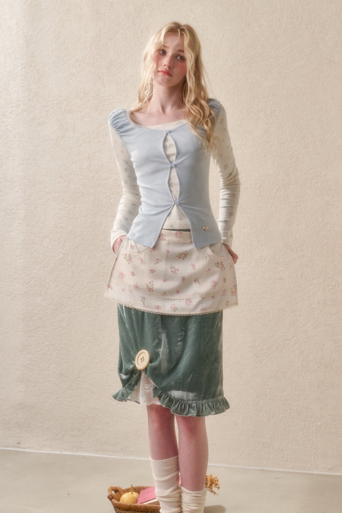 Two-Piece Knit Cardigan Set