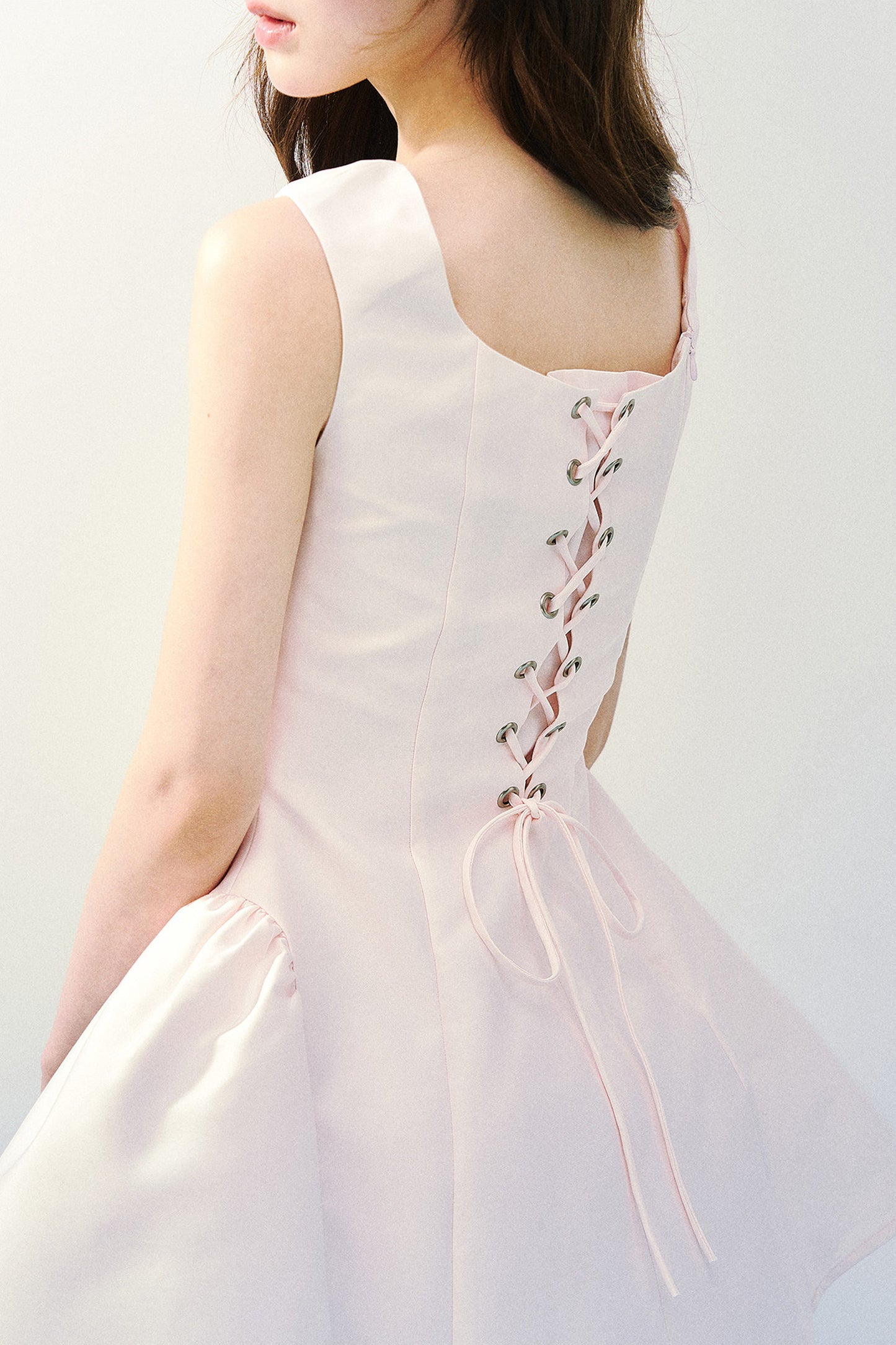 Two-Tone Satin Princess Dress