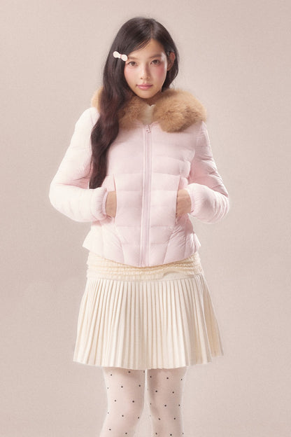 Fur Collar Short Down Jacket
