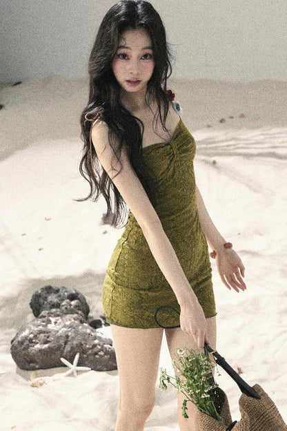 Entwined Vines Bodycon Dress Set