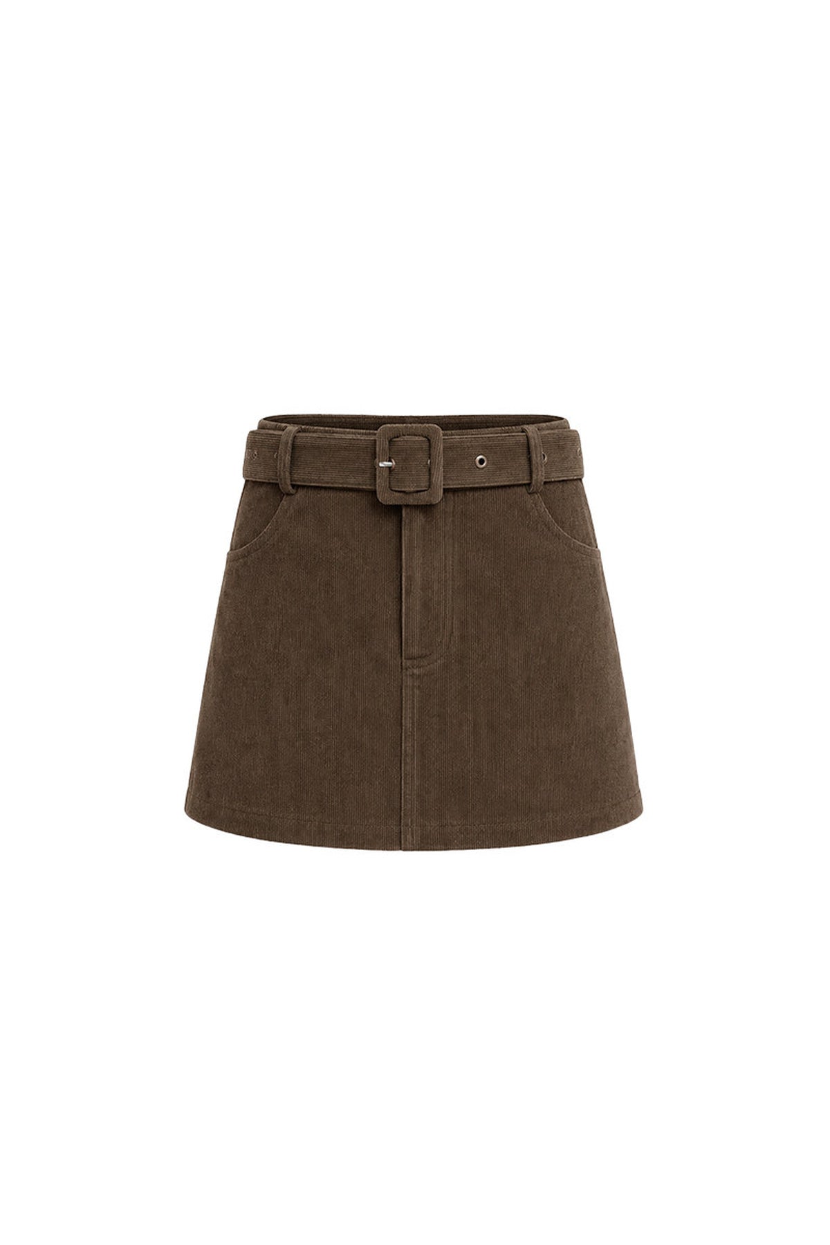 Slim-Fit Knit Top and Skirt Set-Up